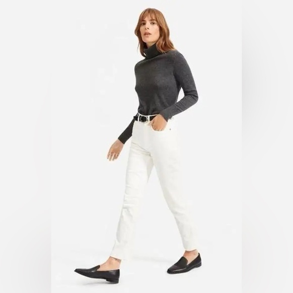 Everlane The Original Cheeky Jean in Bone, Size 25 - Picture 1 of 9